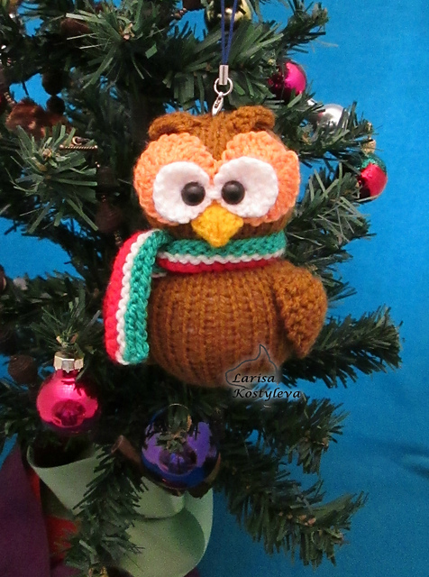 Owl Christmas decoration