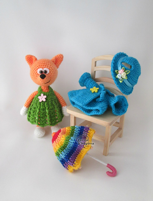 Fox with umbrella
