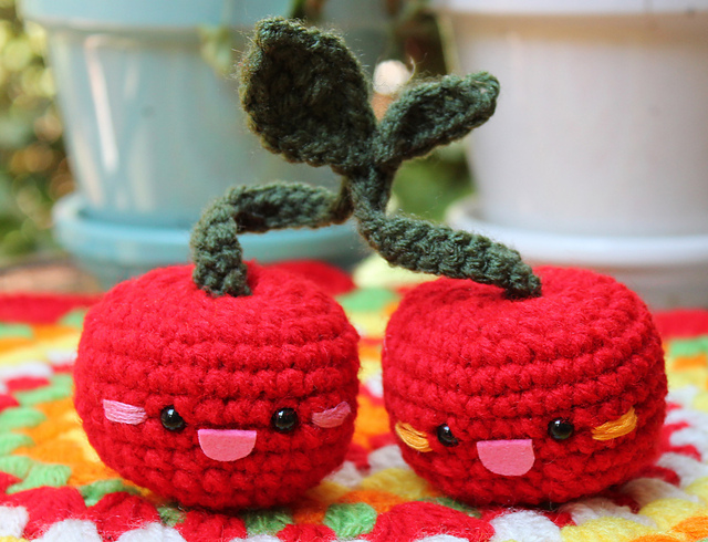 Cherries amigurumi