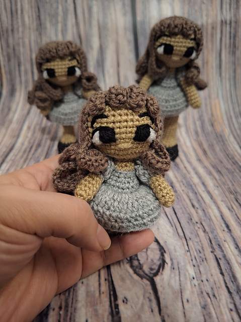 Lila- Crochet Doll in 3 Levels