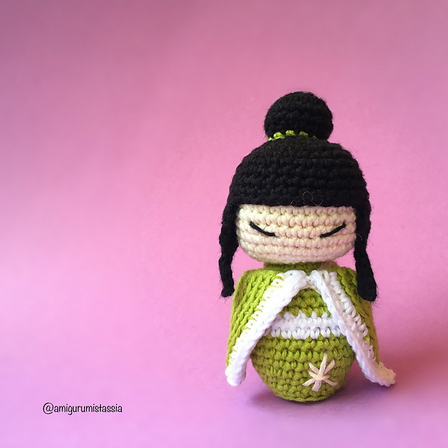 Kokeshi Amigurumistassia