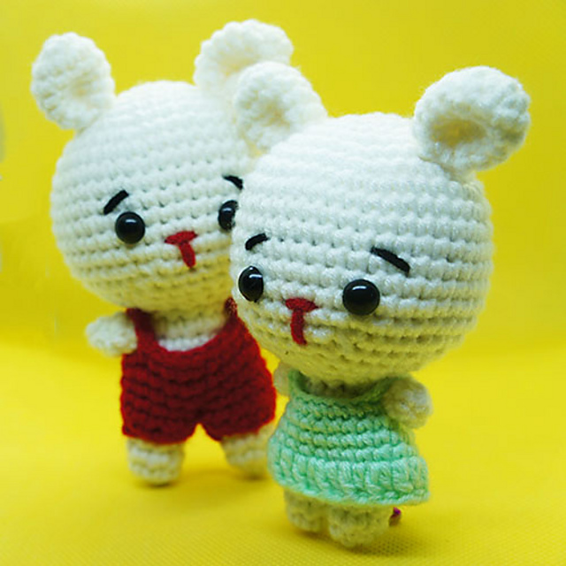Amigurumi Bunny Couple