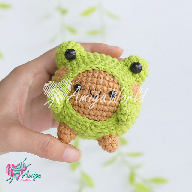 Potato in a Frog outfit