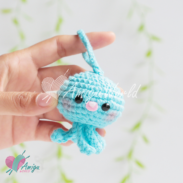Tiny Jellyfish Keychain