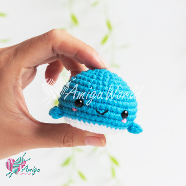 Tiny Whale Keychain