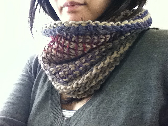 #147 Tunisian Neckwarmer