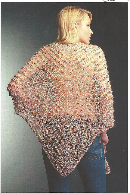 Roses Triangular Shawl KK297