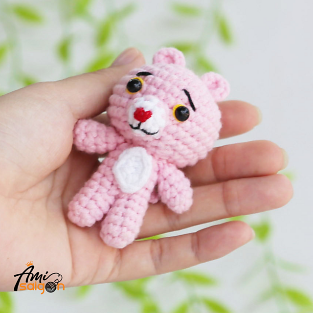 あ*）様 ［作家Megmeg's Doll様の許可有り］♧くまちゃんピンク あみ