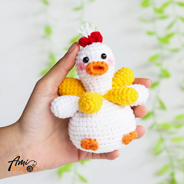 Chicken with Flower