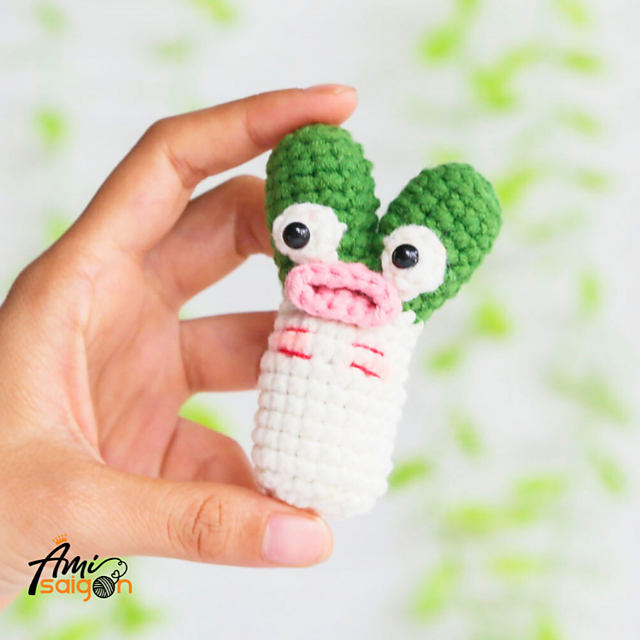 Green Onion amigurumi