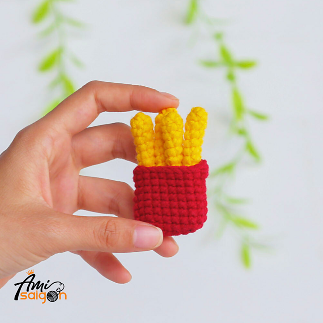 French fries amigurumi