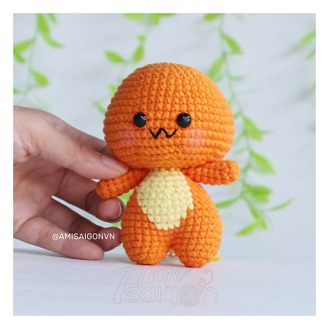 Charmander Pokémon Amigurumi