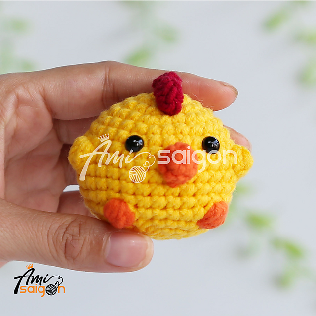Mini Chicken Keychain