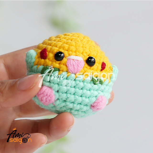 Tiny Bird Keychain