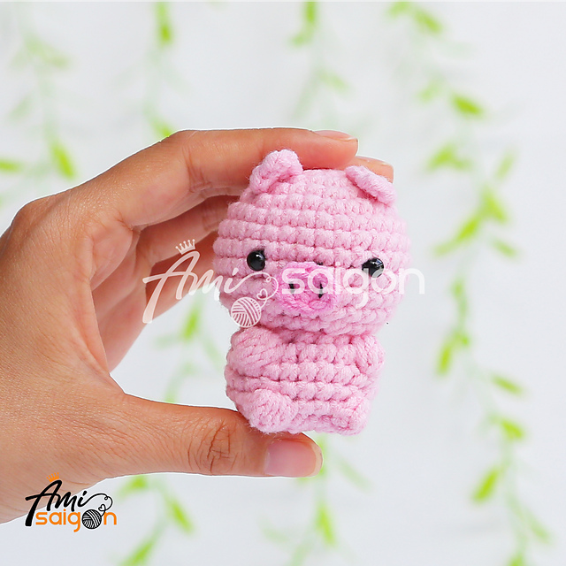 Tiny Pig Keychain