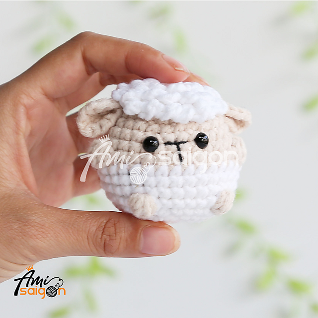 Tiny Sheep Keychain