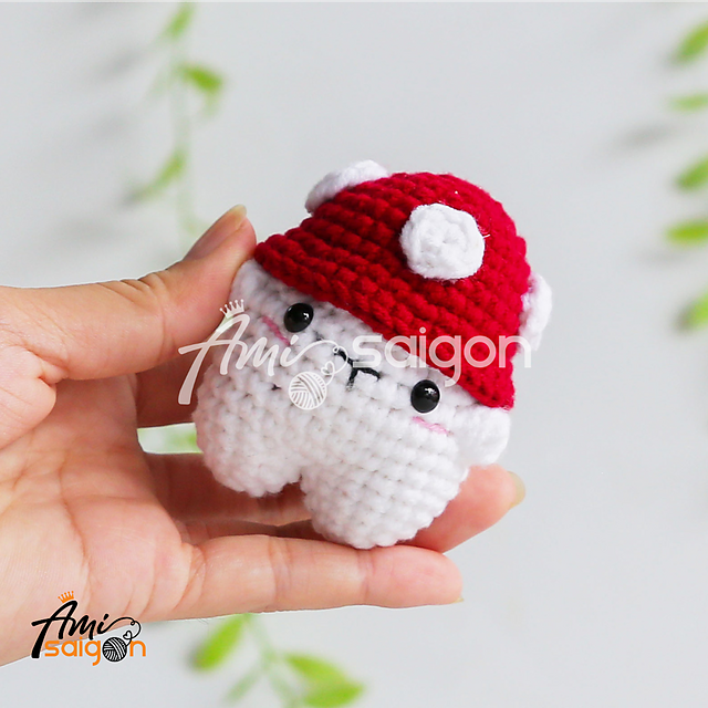Bear with Mario Hat