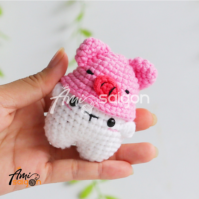Bear with Pig Hat