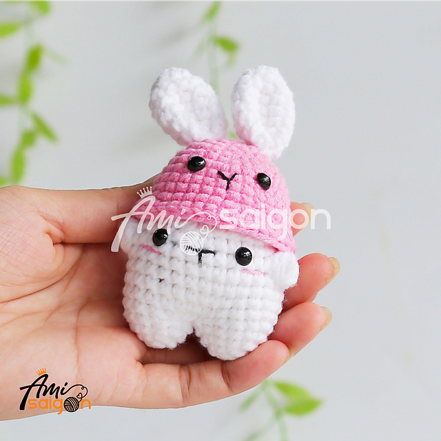 Bear with Bunny Hat