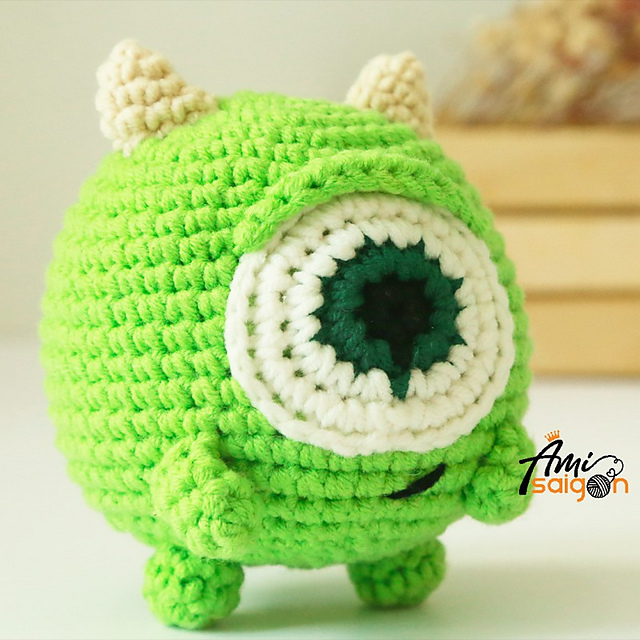 Amigurumi Mike Wazowski