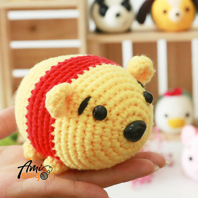 Amigurumi Pooh Tsum Tsum