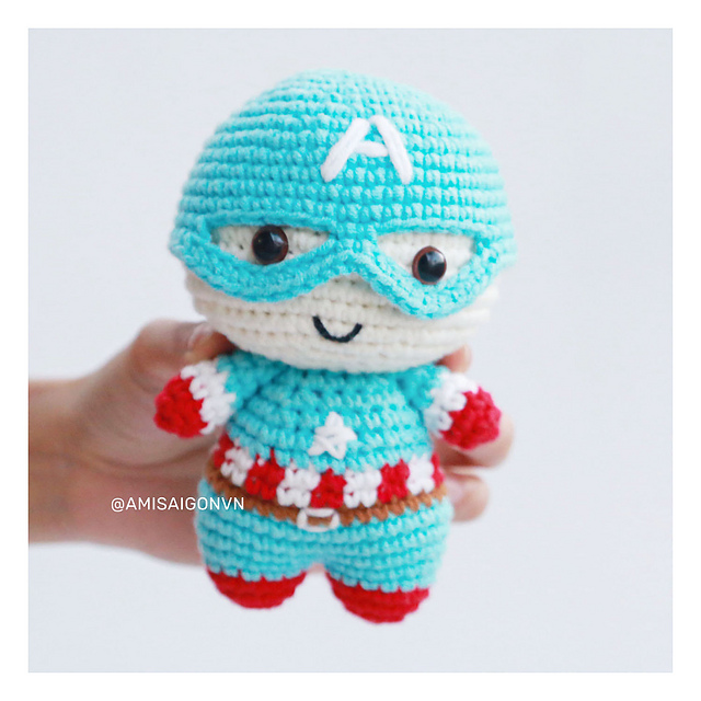 Amigurumi Captain America