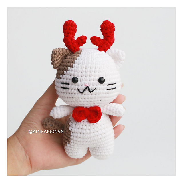 Christmas Cat V1 Amigurumi