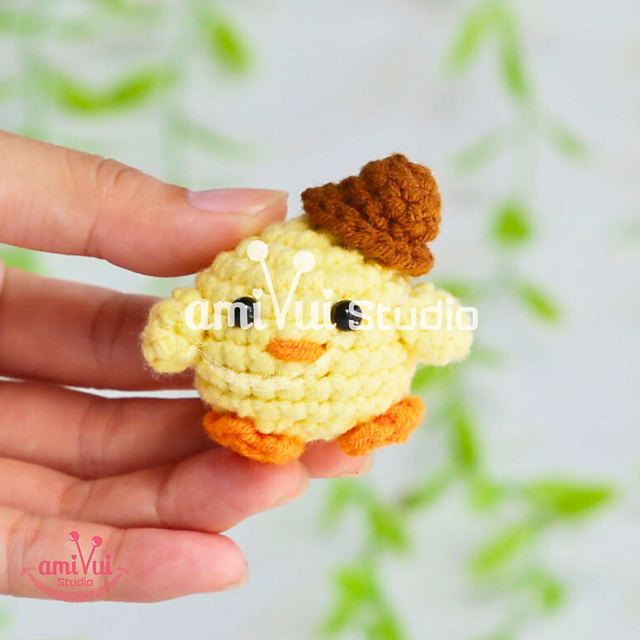 Tiny Chicken Keychain