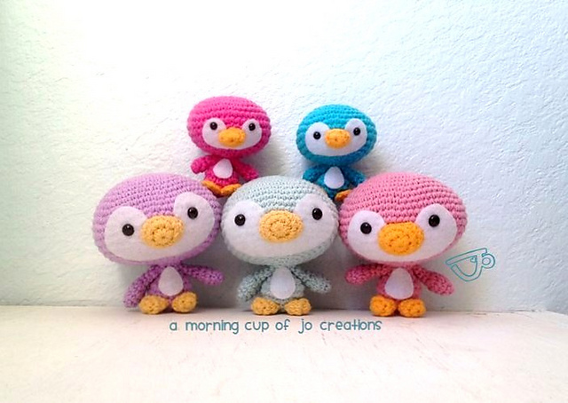 Cute Penguin Family