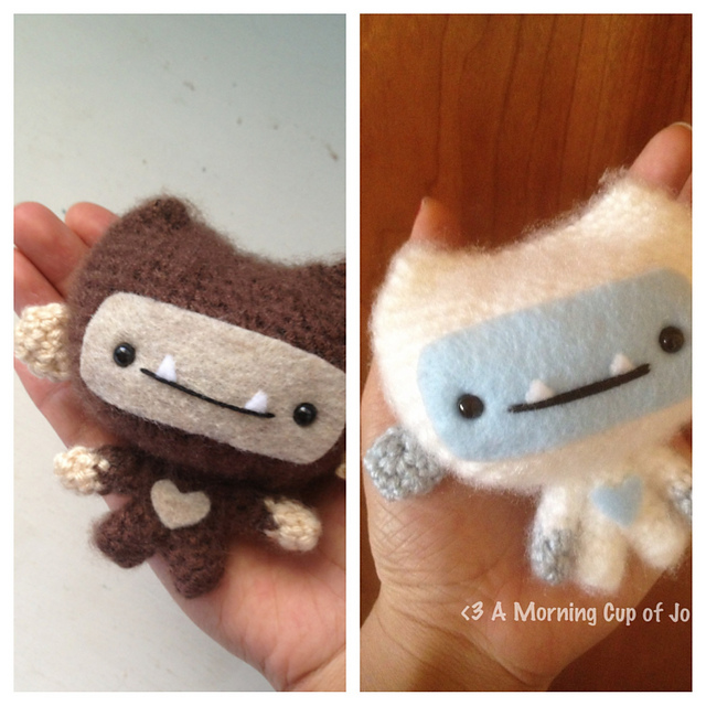 Abominable Snowbaby and Notso Bigfoot