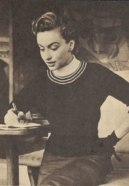 Black Sweater with Polo Neck