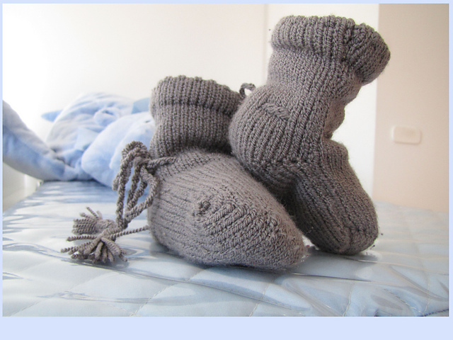 Modern Baby Booties