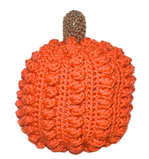 Popcorn Stitch Pumpkin