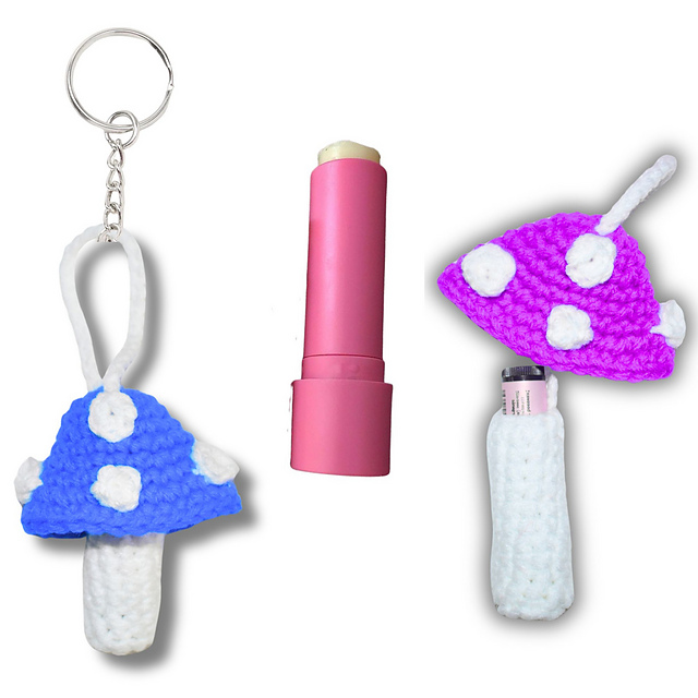 Mushroom Keychain