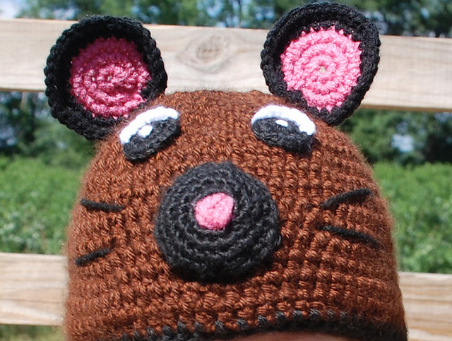 Mouse Toddler Hat