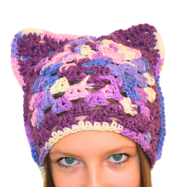 Granny Square Hat