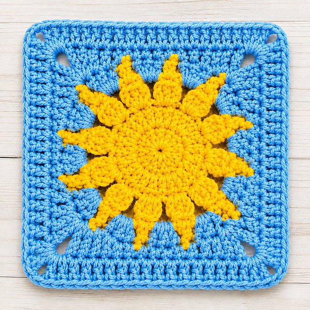 Sun Granny Square