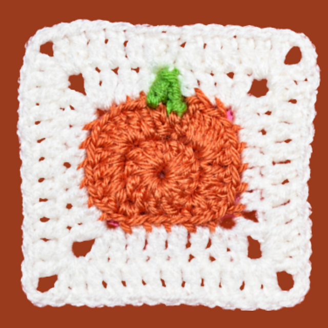 Pumpkin Granny Square