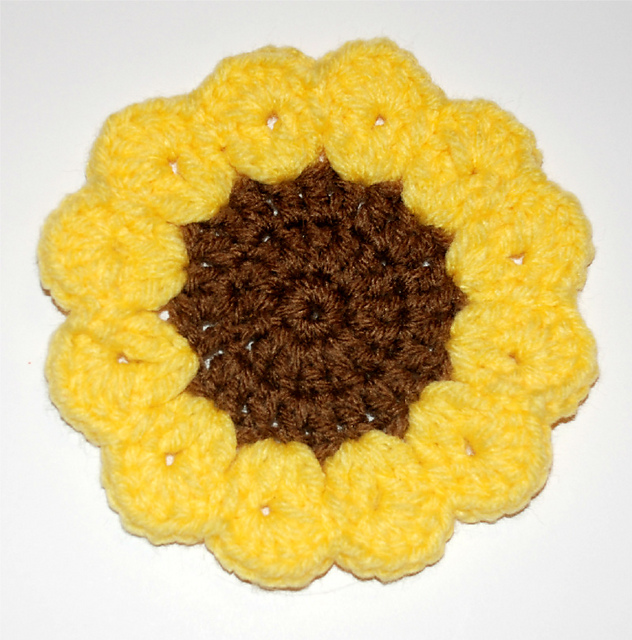 Sunflower Coaster