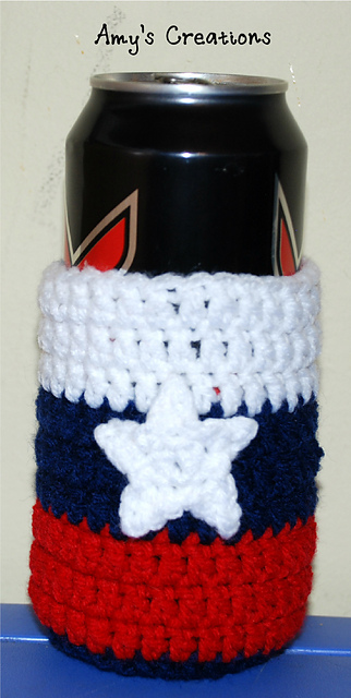 Red, White, & Blue Can Cozy
