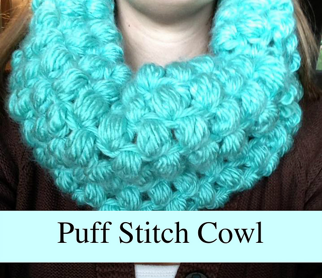 Puff Stitch Cowl