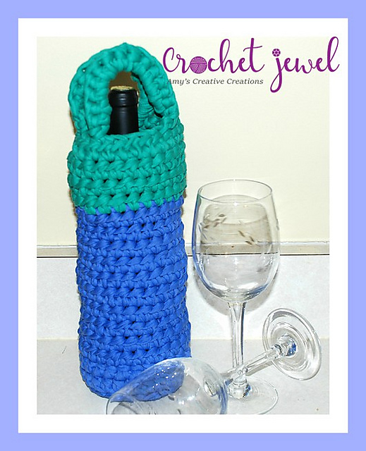 Fettuccini Yarn Wine Holder