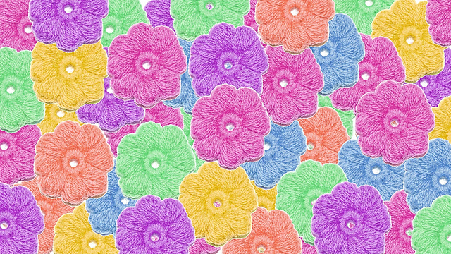 Puff Stitch Flower