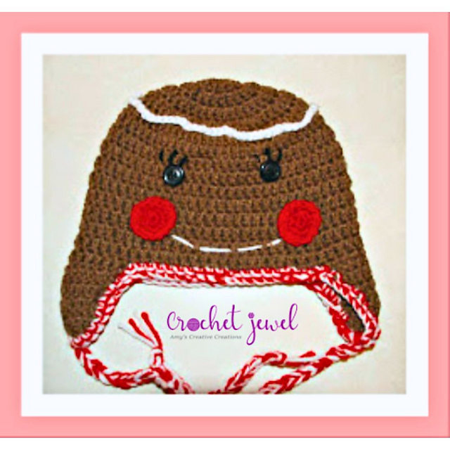 Gingerbread man hat
