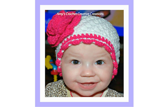 6-12 month old Baby Shell hat