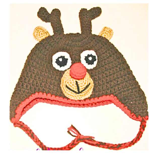 Rudolph Reindeer Ear flap