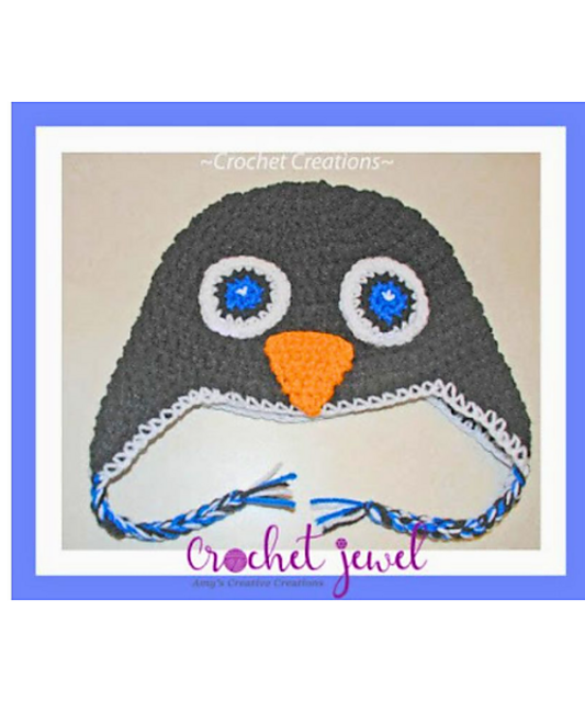 Penguin Ear Flap Child's Hat