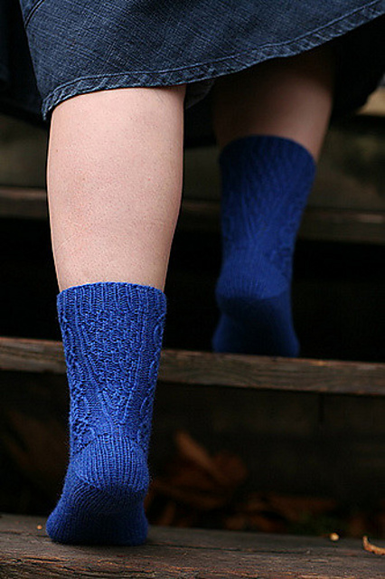 Twisty-Stitch Socks