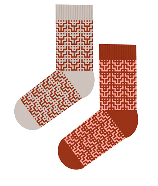Winter Bloom Socks