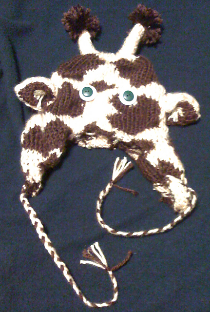 Juliana's Giraffe Hat